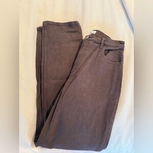 Abercrombie & Fitch Dark Brown Curve Love Jeans